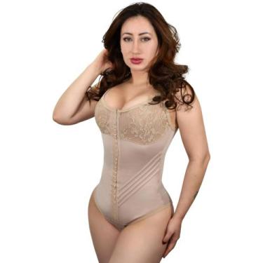 Imagem de Cinta Modeladora Feminina Body Pré Moldado Sem Bojo - Fanáticos Por Ci