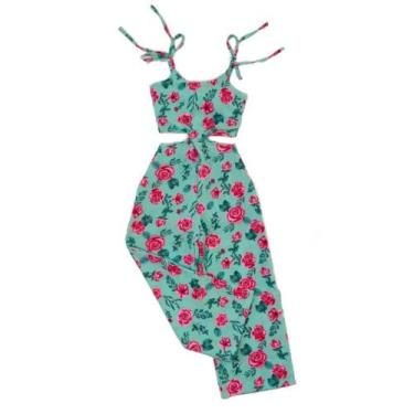 Imagem de Macacão Infantil Primavera Verão Macacão Longo Novidade Kids - AK FASH