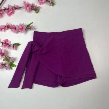Imagem de Short Saia Infantil Lançamento Verão Blogueirinha Mini Diva - Ak Fashi