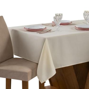 Imagem de Toalha de Mesa TECIDO GROSSO Oxford Liso 1,50M x 1,50M Retangular com 