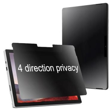 Imagem de BWEDXEZ Película de privacidade fosca de 360 graus para Microsoft Surface Pro 7 Plus/Pro 7/Pro 6/Pro 5/Pro 4 31.2 cm/Pro 3 30.5 cm antirreflexo anti-espião 4 lados película macia