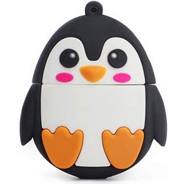 Imagem de Pendrive de memória USB 2.0 LEIZHAN 5 x 8 GB USB Flash Drive para estudantes, 1xPenguin, 16GB