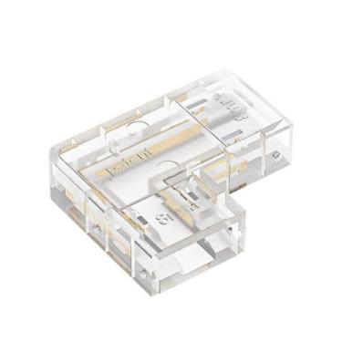 Imagem de Conector Emenda L 90º 8mm p/ Fita Led COB 12V/24V - PIX Iluminação - 3