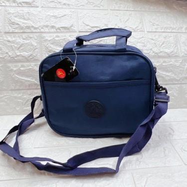 Imagem de Bolsa Térmica Marmita Lancheira  - good felps, Azul Escuro