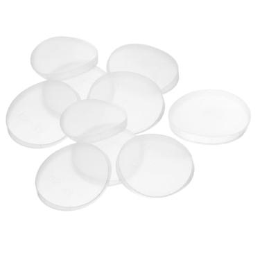 Imagem de PATIKIL Capas protetoras de flange de três grampos de 114 mm, 10 peças de braçadeiras sanitárias Tri braçadeiras de flange KF capas protetoras de plástico para montagem de tubos, cervejaria, adega,