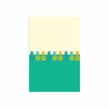 Imagem de Placa Decorativa Abacaxis Meio a Meio 20x30cm - Quartinhos