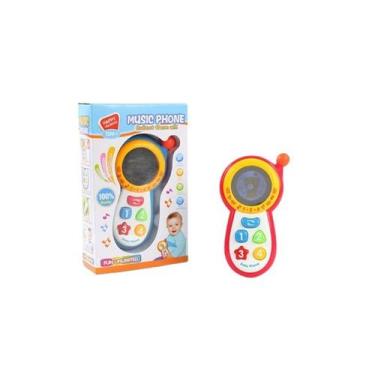 Imagem de Brinquedo Infantil Celular Musical Baby Ursinho. - toys
