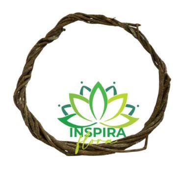 Imagem de Guirlanda Decoração Cipó Vime Redonda Tamanho G 50 Cm - Inspira Flora