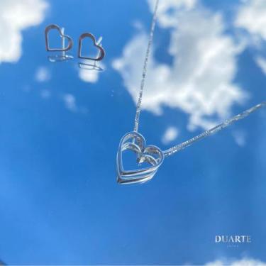 Imagem de Conjunto Colar e Brinco em  Prata 925 - Woman - Duarte Joias