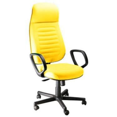 Imagem de Cadeira Presidente com Espaldar Alto Linha Blenda Amarelo - Design Off