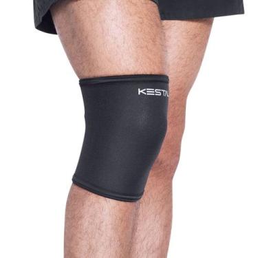 Imagem de Joelheira Neoprene Lisa Curta Neoprene Kestal, Preto