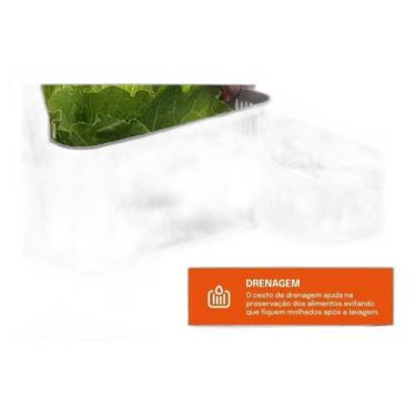 Imagem de Pote Hermético Com Cesto Escorredor E Válvula De Ar 4225Ml - Paramount