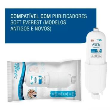 Imagem de Filtro Para Purificador De Água Soft Fit - Refil Pró Life - Planeta Ag