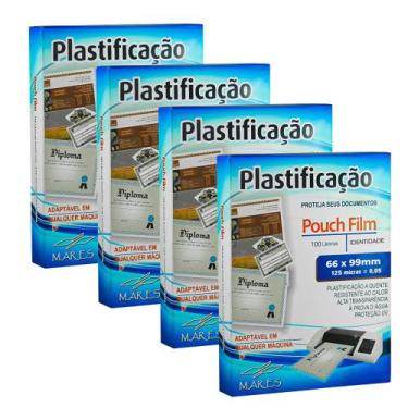 Imagem de Polaseal Plástico para plastificação 0,05 CPF 66x99 400un - Mares
