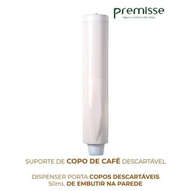 Imagem de Dispenser copo cafe clean executiva branco premisse
