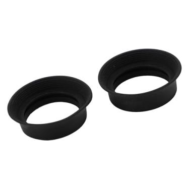 Imagem de shenruifa 2 peças de óculos oculares oculares dobráveis de borracha macia para microscópio de 28 a 32 mm