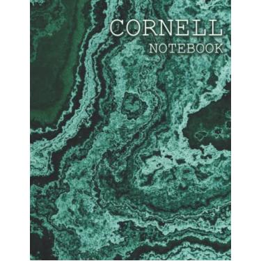 Imagem de Cornell Notebook: Pretty Metallic Cornell Note Paper Notebook | Cornell Note-Taking Book for High School College University Students, Meetings Notebook