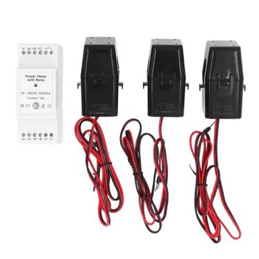 Imagem de Monitor de Energia Inteligente Com Medidor Trifásico de KWh Com Sensores de Transformador de Corrente 3x750A Segurança contra Sobrecarga Em Tempo Real Tensão Em Tempo Real