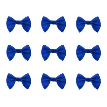 Imagem de Tupalizy Mini laços de fita de cetim pequenos laços artesanais de tecido de costura para decoração de Natal gravatas borboleta sacos de presente caixas cartões de convite de saudação lembrancinha de