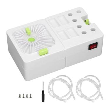 Imagem de Esquirla Escova de pintura limpador caneta escova de lavagem enxaguador com paleta de cores circulação de água presente pincel mais limpo para desenho imagem