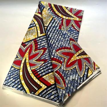 Imagem de Tecido cera dourada africana algodão material rapper Batik Ankara original de alta qualidade novo material pagne manutenção para costura (como imagem-37)