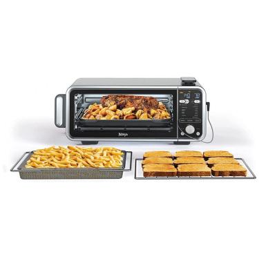 Imagem de Forno Elétrico de Bancada Inteligente com 13 Predefinições 1800W, 110v, NINJA SP351, Cinza