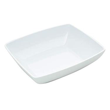 Imagem de SALADEIRA DE MELAMINA BRANCA 32,5X27,5X8,5cm