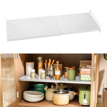 Imagem de SOFRON Organizadores de prateleiras de armário ajustáveis, rack de armário de trailer ajustável, alumínio leve, prateleiras divisórias de guarda-roupa de armazenamento para cozinha de armário de