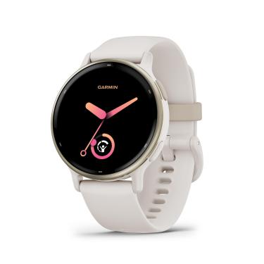 Imagem de Garmin Relógio Vivoactive 5 Dourado e Marfim com Monitor Cardíaco de Pulso e GPS