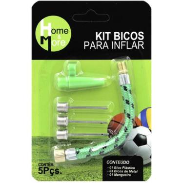 Imagem de Kit Com 05 Bicos Para Encher Inflar Bolas Piscinas Pneus - Home & More