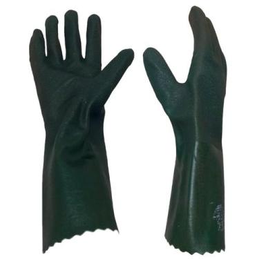 Imagem de Luva De Seguranca Pvc Forrada 36Cm 7036A - LDI SAFETY