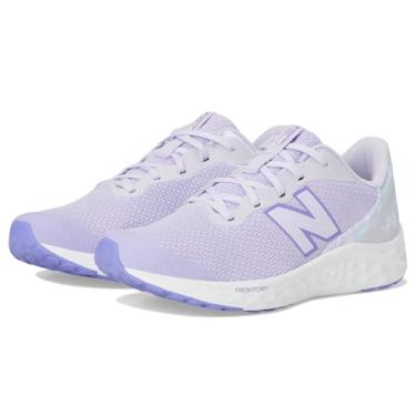 Imagem de New Balance Tênis infantil Fresh Foam Arishi v4 com cadarço, Lavanda brilhante/violeta, 18