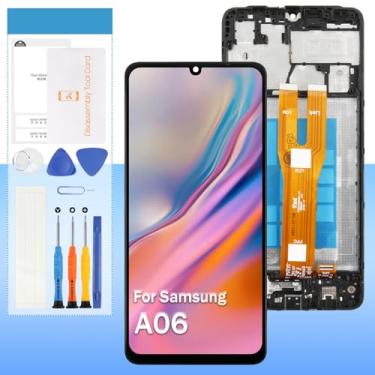 Imagem de Original para substituição de tela Samsung Galaxy A06 SM-A065F, SM-A065F/DS, SM-A065M, SM-A065M/DS 17.0 cm LCD Display Touch Digitalizador Vidro Montagem (Preto com Moldura)