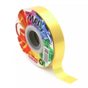 Imagem de Fita Decorativa Maxi Albano De Polipropileno 32mm Rolo com 100m,  Amar