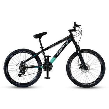 Imagem de Bicicleta Aro 26 Cripto Freeride 21 Marchas Freios A Disco - Preto/azul