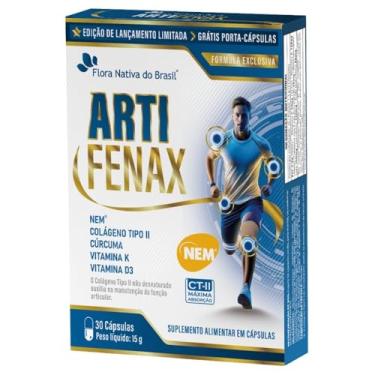 Imagem de Artifenax (NEM, Colágeno Tipo 2, Curcumina, Vitminas D3 e K2) 30 cápsulas - Flora Nativa