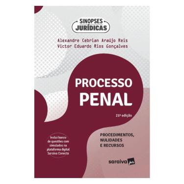 Imagem de Processo Penal - Procedimentos, Nulidades E Recursos - Coleção Sinopses Jurídicas - 21ª Edição 2024
