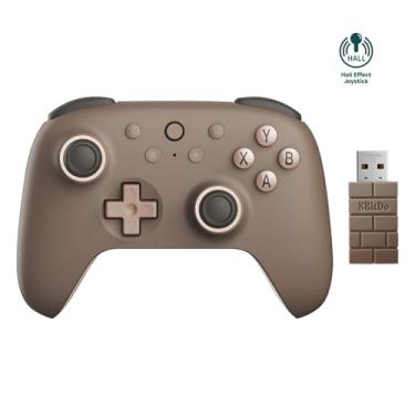 Imagem de 8Bitdo Ultimate 2C Wireless Controller for Windows PC and Android, with 1000Hz Polling Rate, Hall Effect Joysticks and Hall Triggers, and Remappable L4/R4 Bumpers (Brownie)