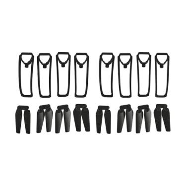 Imagem de MERIGLARE Hélices de reposição peças de reposição Profissional portátil de alta resistência Acessórios de drones com cobertura protetora para E88Pro E88, 2 Conjuntos