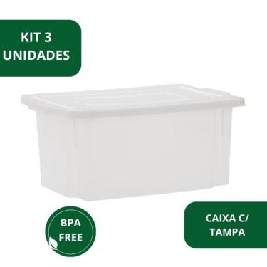 Imagem de Kit 3 Caixa Frigorifica Com Tampa Multiuso Pro 5l - Paramount