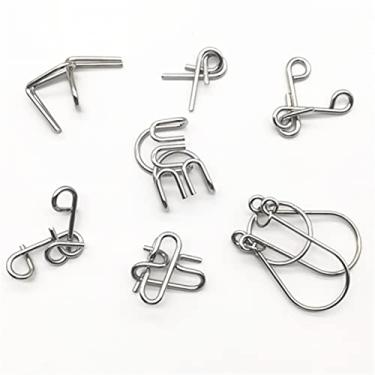 Imagem de Desbloquear Anel, Promover a Criatividade das Crianças, um Brinquedo Interessante de Quebra -cabeça Em Aço Inoxidável para Crianças, Seguro para Criança, Amplamente Aplicação,