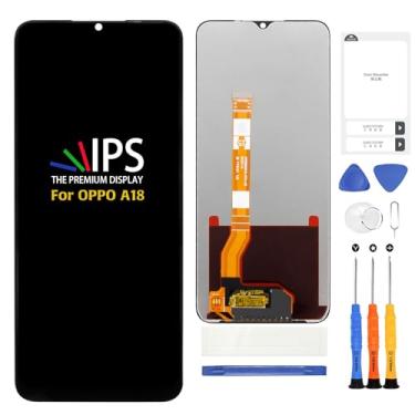 Imagem de A-MIND Substituição de tela para Oppo A18 16.7 cm OEM Original LCD Display Touch Digitalizador Assembléia com Kit de Ferramentas de Reparo Painel Frontal Completo Kit de Reparo CPH2591