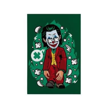 Imagem de Quadro Decorativo Canvas Coringa Joaquin Phoenix Verde - Bazar dos Qua