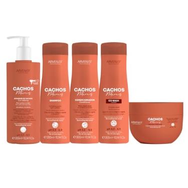 Imagem de Arvensis Vegan Professional, Kit Sh, Cond, Co Wash, Ativador e Máscara Cachos Arvensis