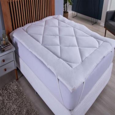 Imagem de Pillow Top Extra Macio Para Colchão Solteito 0,90 Largura por 1,88 Com