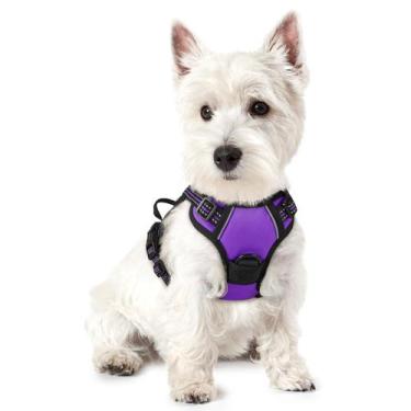 Imagem de Arnês para cães rabbitgoo No Pull ajustável roxo para cães XS