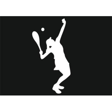 Imagem de Adesivo vinil beach tenis - VD, Branco