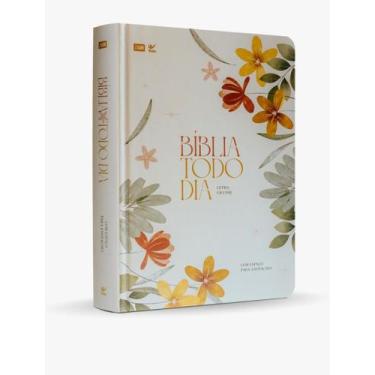 Imagem de Livro - Biblia Todo Dia Letra Grande - Capa Floral - VIDA, 1, 15.5 x 2