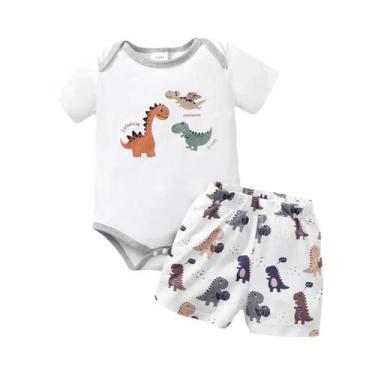 Imagem de Roupa de Verão para Bebês (0-1 ano) - Conjunto 2 Peças com Estampa de 