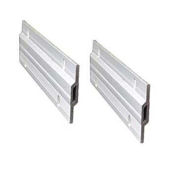 Imagem de Kit de ferragens de gancho francês de 15 cm, clipes de alumínio Z para fotos e espelhos, suporte de gancho para montagem na parede, moldura de foto, 150 mm, 2 pares com parafusos e âncoras)